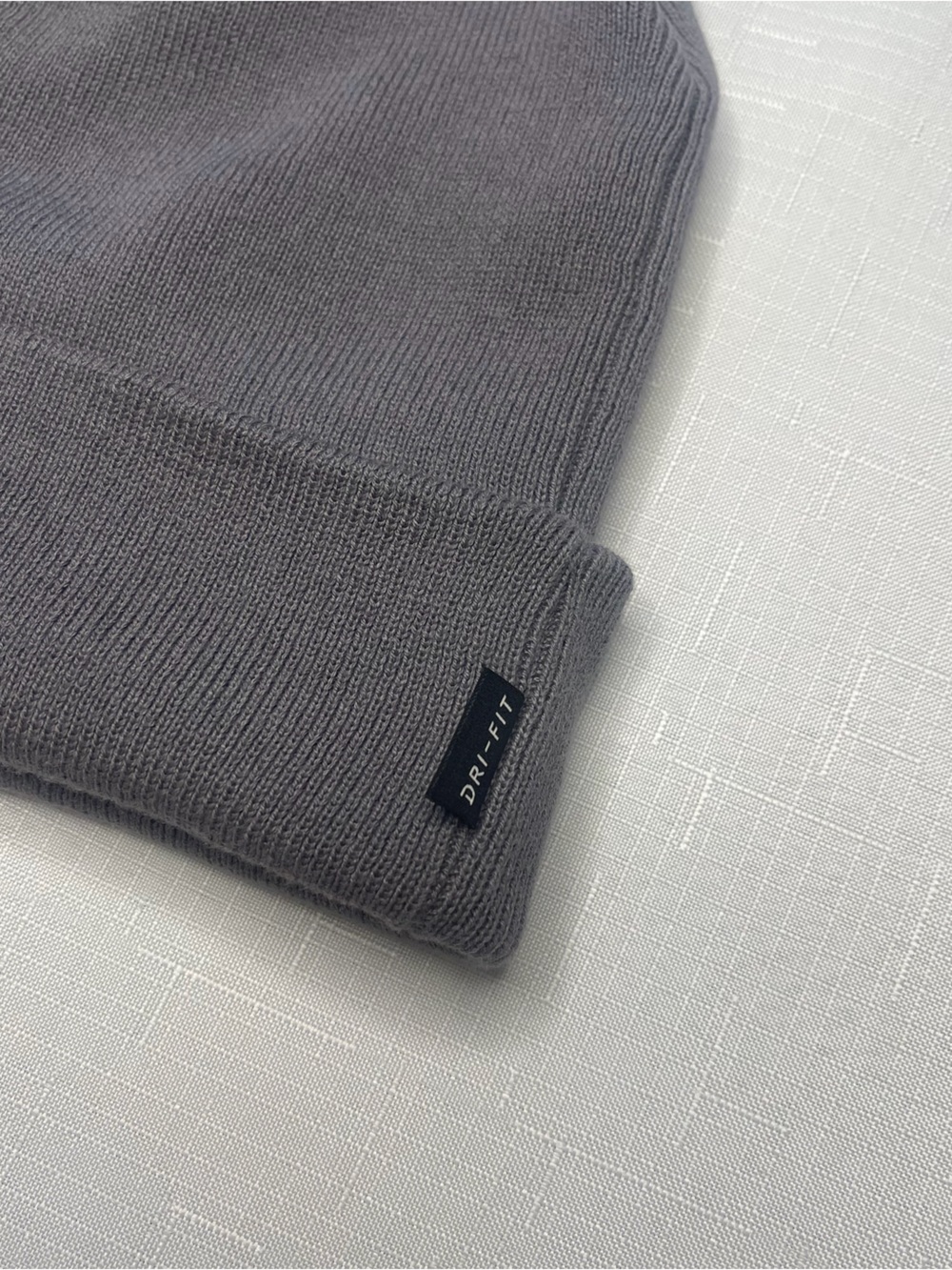 Nike Dri Fit Cuffed Knit Beanie Hat Grey (OS) - Picture 2 of 5